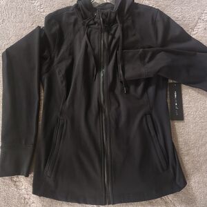 Yogalicious Black Utility Jacket for Women
